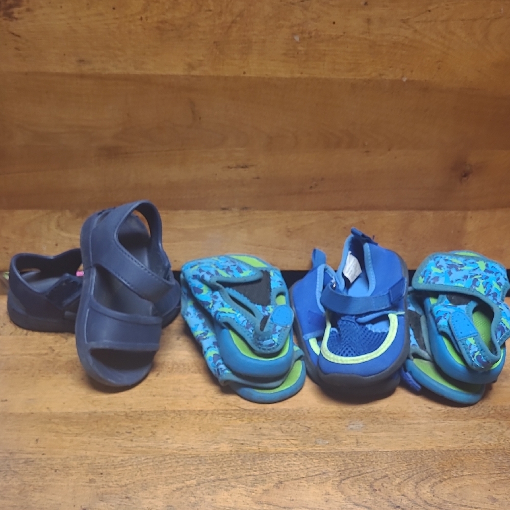 Kids Blue and Black Sandals